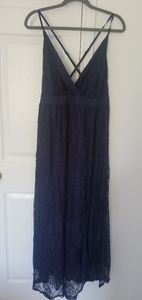 Shein blue long dress